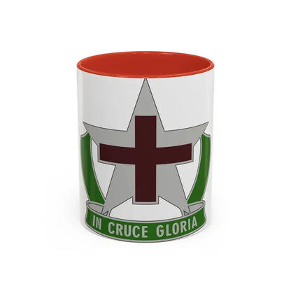 12 Field Hospital (U.S. Army) Accent Coffee Mug 11oz Red - Go Mug Yourself