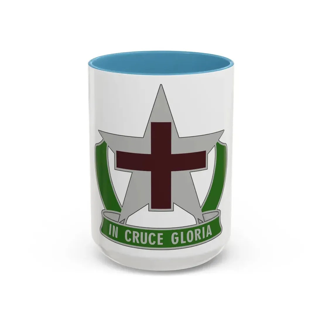 12 Field Hospital (U.S. Army) Accent Coffee Mug 15oz Light Blue - Go Mug Yourself