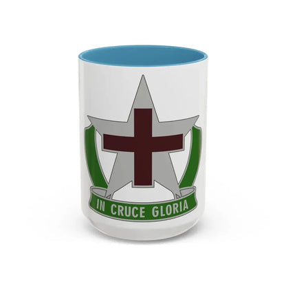 12 Field Hospital (U.S. Army) Accent Coffee Mug 15oz Light Blue - Go Mug Yourself