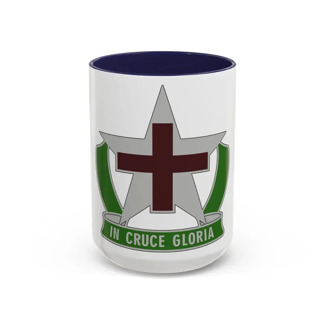 12 Field Hospital (U.S. Army) Accent Coffee Mug 15oz Navy - Go Mug Yourself