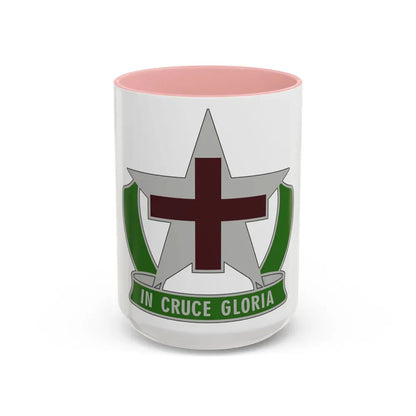 12 Field Hospital (U.S. Army) Accent Coffee Mug 15oz Pink - Go Mug Yourself