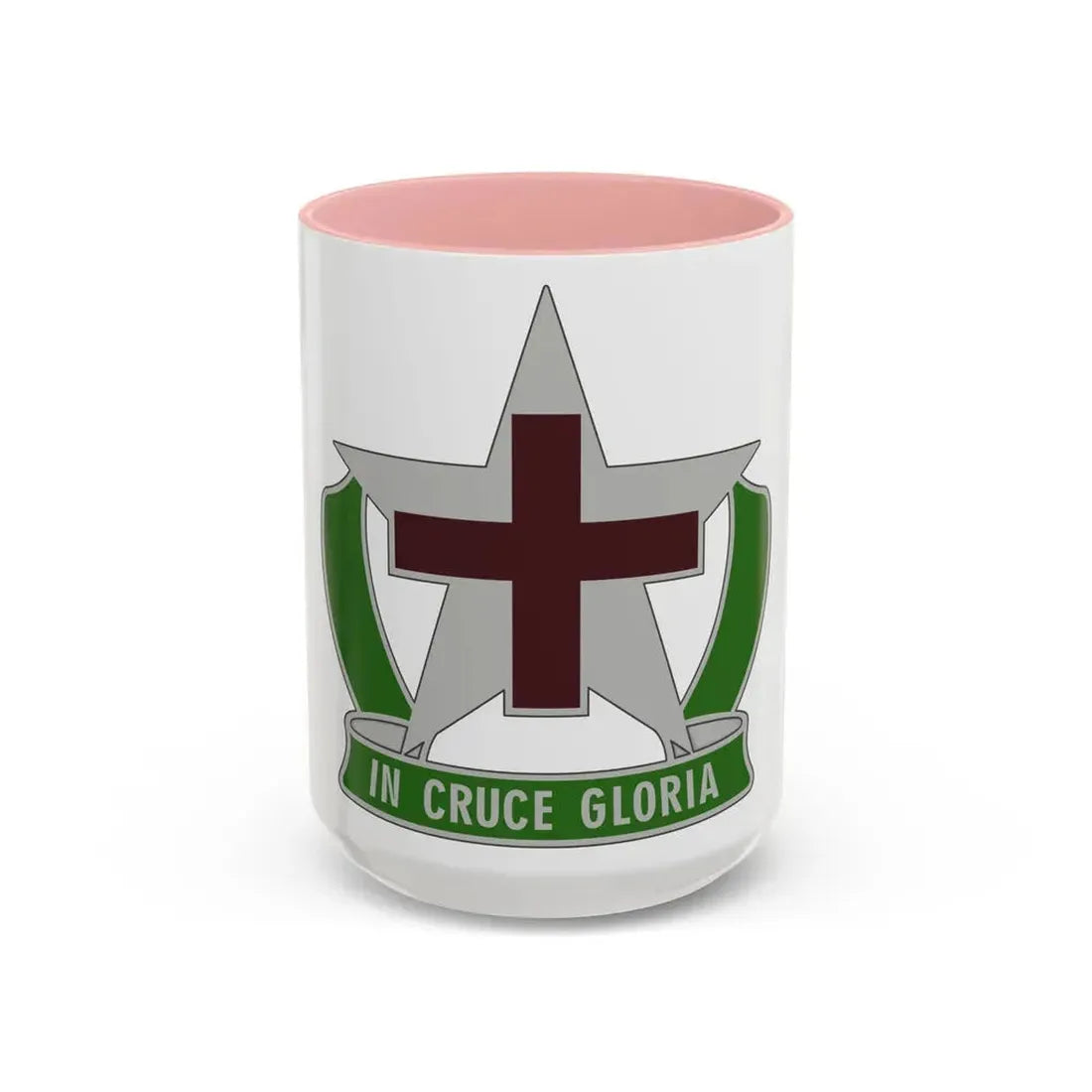 12 Field Hospital (U.S. Army) Accent Coffee Mug 15oz Pink - Go Mug Yourself