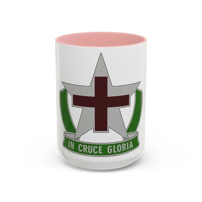12 Field Hospital (U.S. Army) Accent Coffee Mug 15oz Pink - Go Mug Yourself