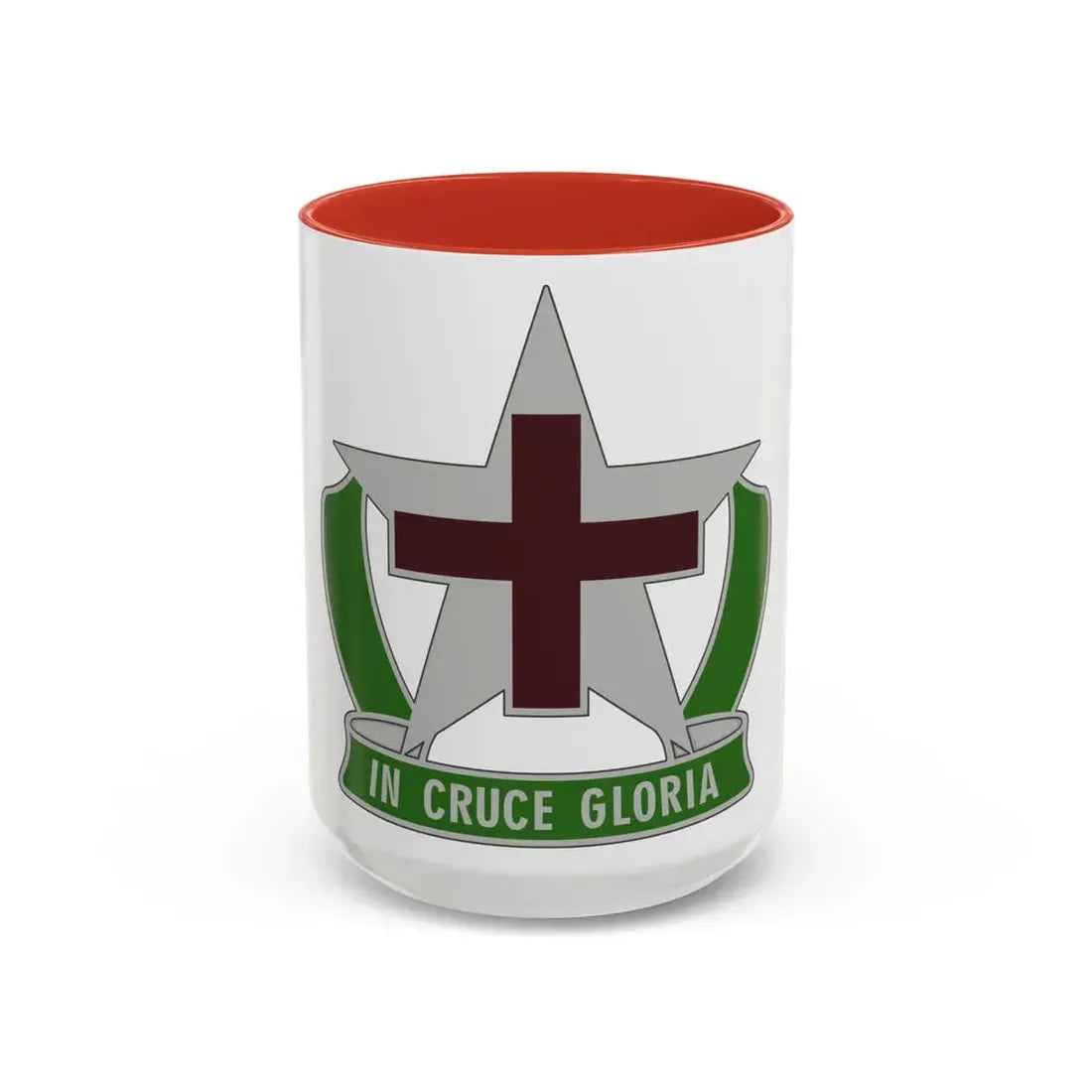 12 Field Hospital (U.S. Army) Accent Coffee Mug 15oz Red - Go Mug Yourself