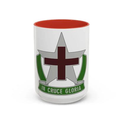 12 Field Hospital (U.S. Army) Accent Coffee Mug 15oz Red - Go Mug Yourself