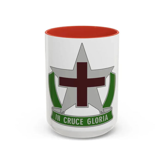 12 Field Hospital (U.S. Army) Accent Coffee Mug 15oz Red - Go Mug Yourself