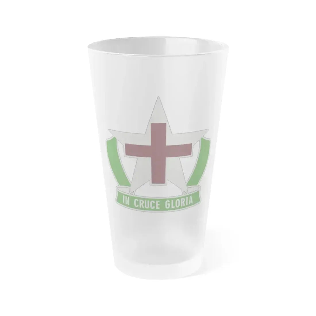 12 Field Hospital (U.S. Army) Frosted Pint Glass 16oz Default Title - Go Mug Yourself
