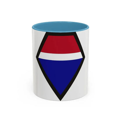12 Group (U.S. Army) Accent Coffee Mug 11oz Light Blue - Go Mug Yourself