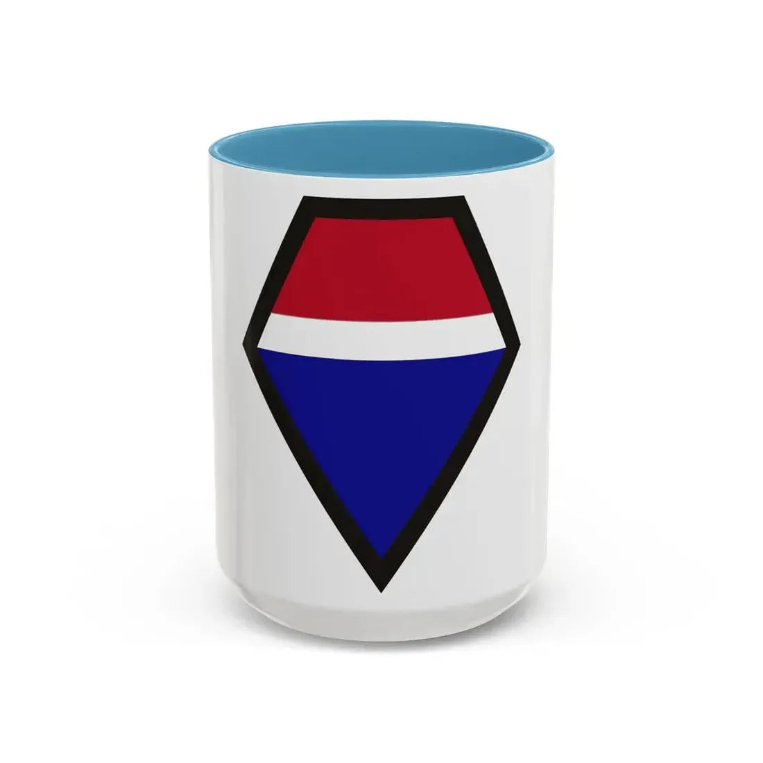 12 Group (U.S. Army) Accent Coffee Mug 15oz Light Blue - Go Mug Yourself