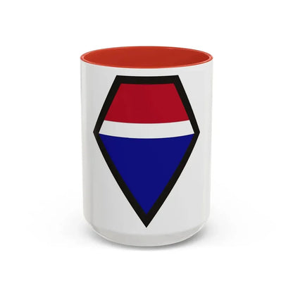 12 Group (U.S. Army) Accent Coffee Mug 15oz Red - Go Mug Yourself