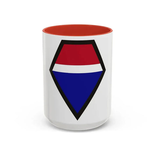 12 Group (U.S. Army) Accent Coffee Mug 15oz Red - Go Mug Yourself