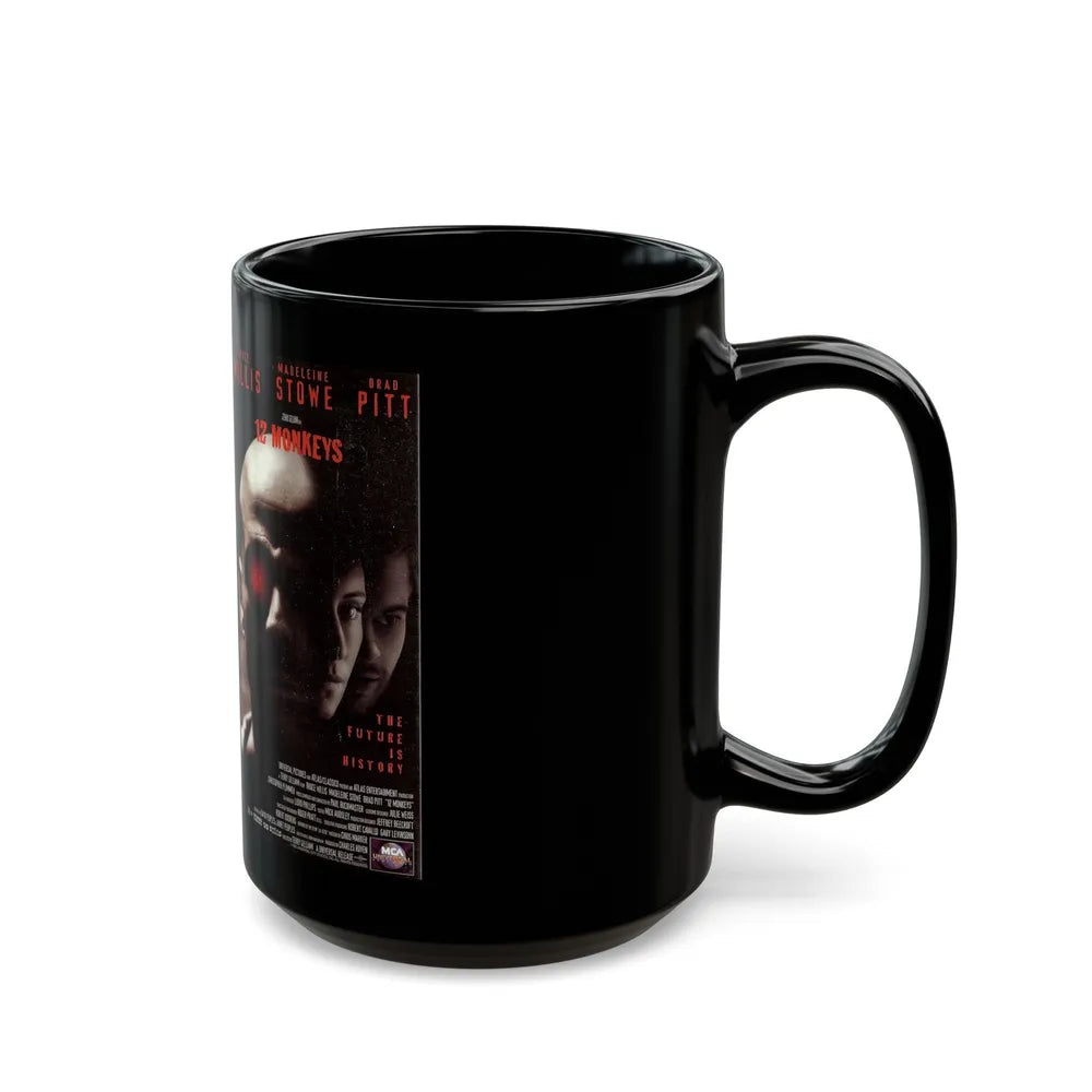 12 MONKEYS (VHS COVER) - Black Coffee Mug-Go Mug Yourself