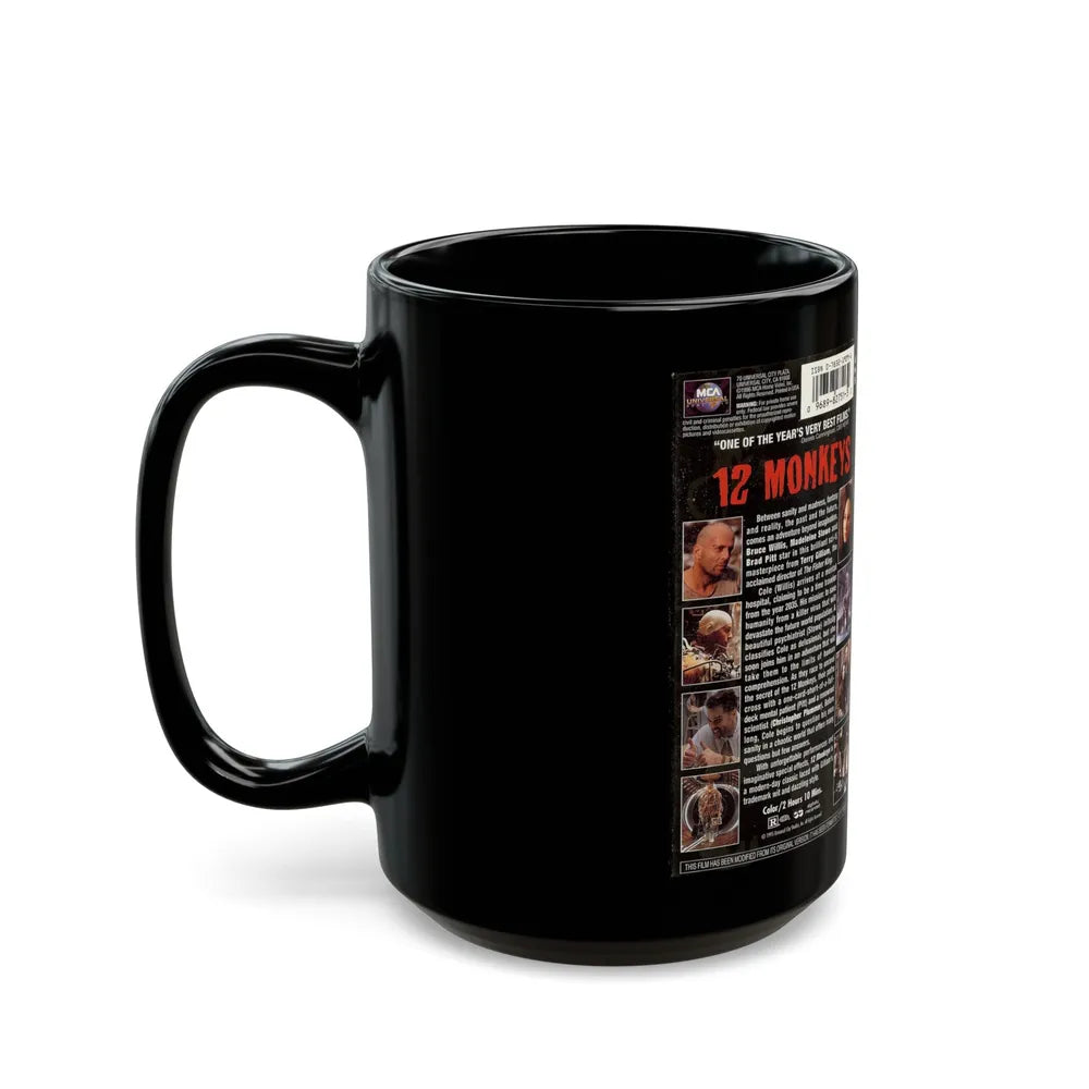 12 MONKEYS (VHS COVER) - Black Coffee Mug-Go Mug Yourself