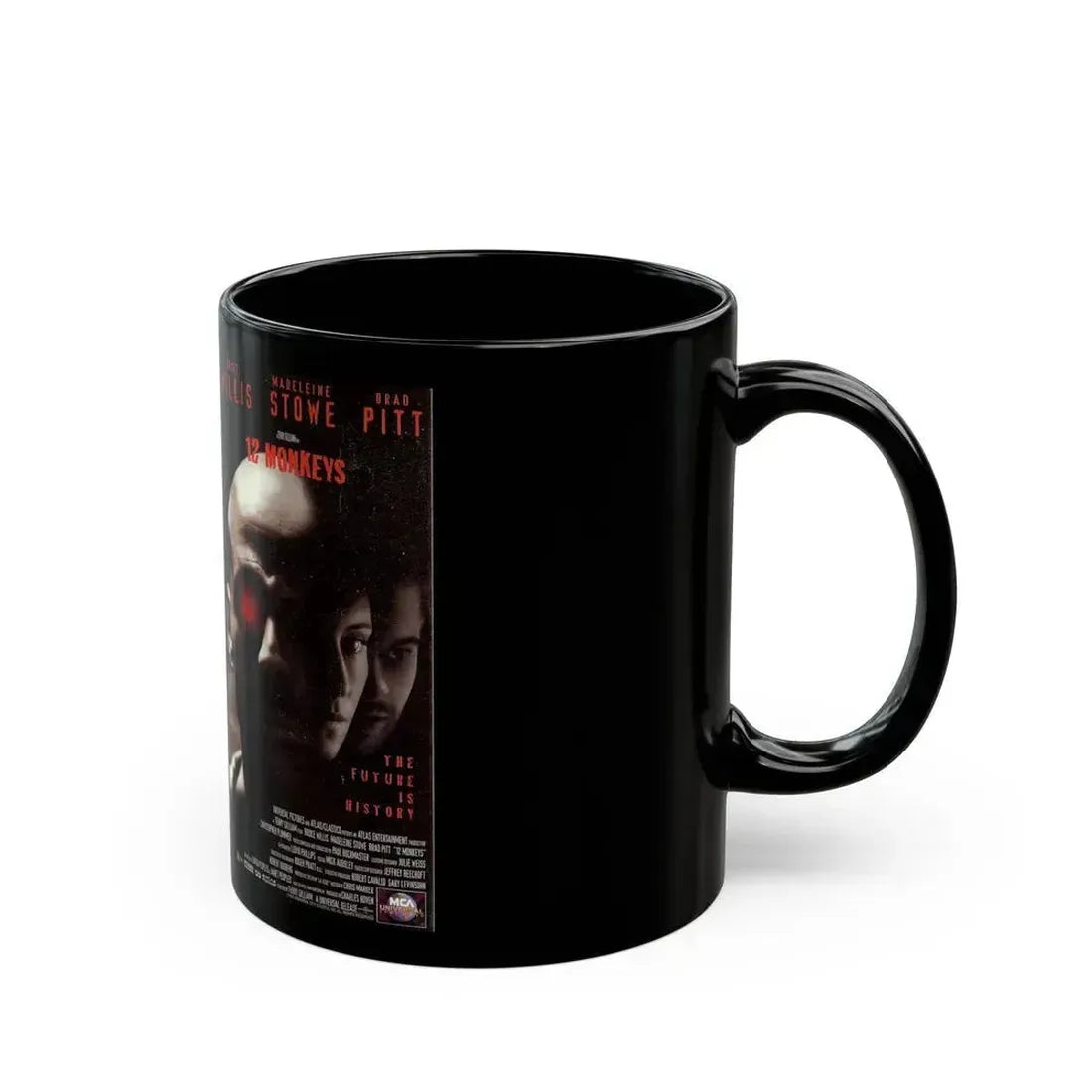 12 MONKEYS (VHS COVER) - Black Coffee Mug - Go Mug Yourself