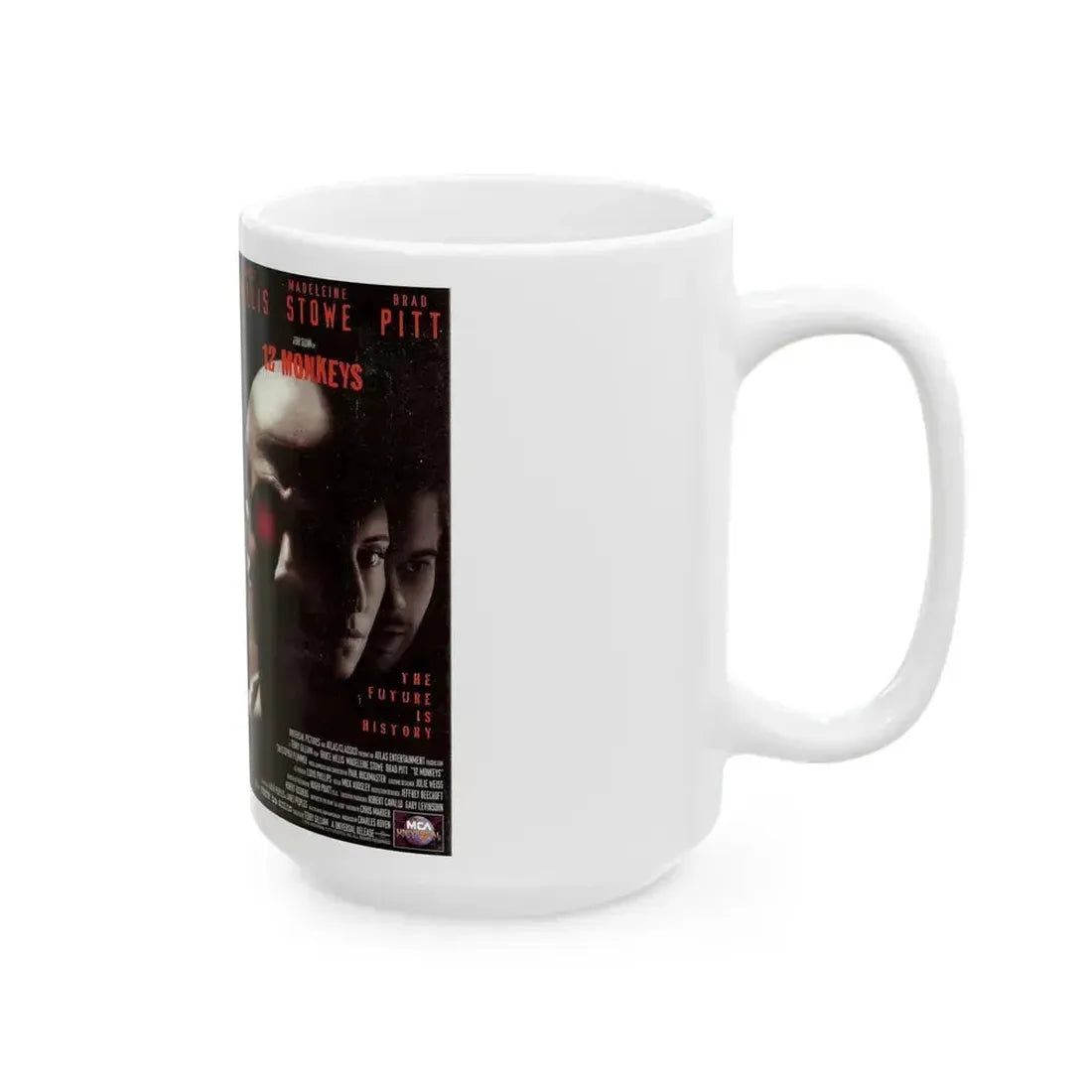 12 MONKEYS (VHS COVER) - White Coffee Mug - Go Mug Yourself