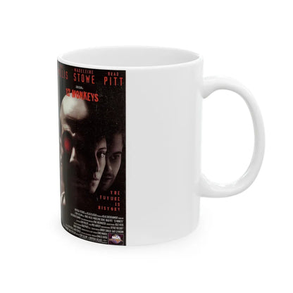 12 MONKEYS (VHS COVER) - White Coffee Mug-Go Mug Yourself