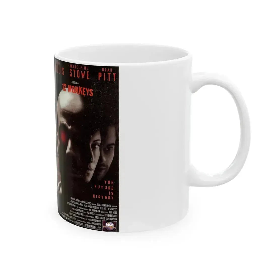 12 MONKEYS (VHS COVER) - White Coffee Mug - Go Mug Yourself