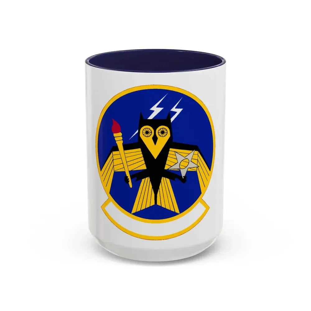 12 Operations Support Squadron AETC (U.S. Air Force) Accent Coffee Mug 15oz Navy - Go Mug Yourself