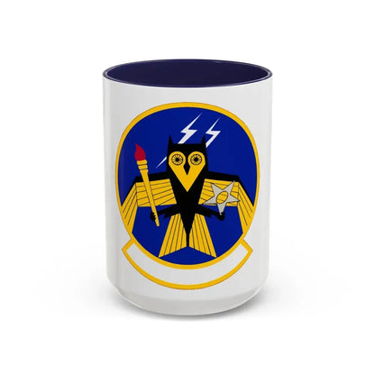 12 Operations Support Squadron AETC (U.S. Air Force) Accent Coffee Mug 15oz Navy - Go Mug Yourself