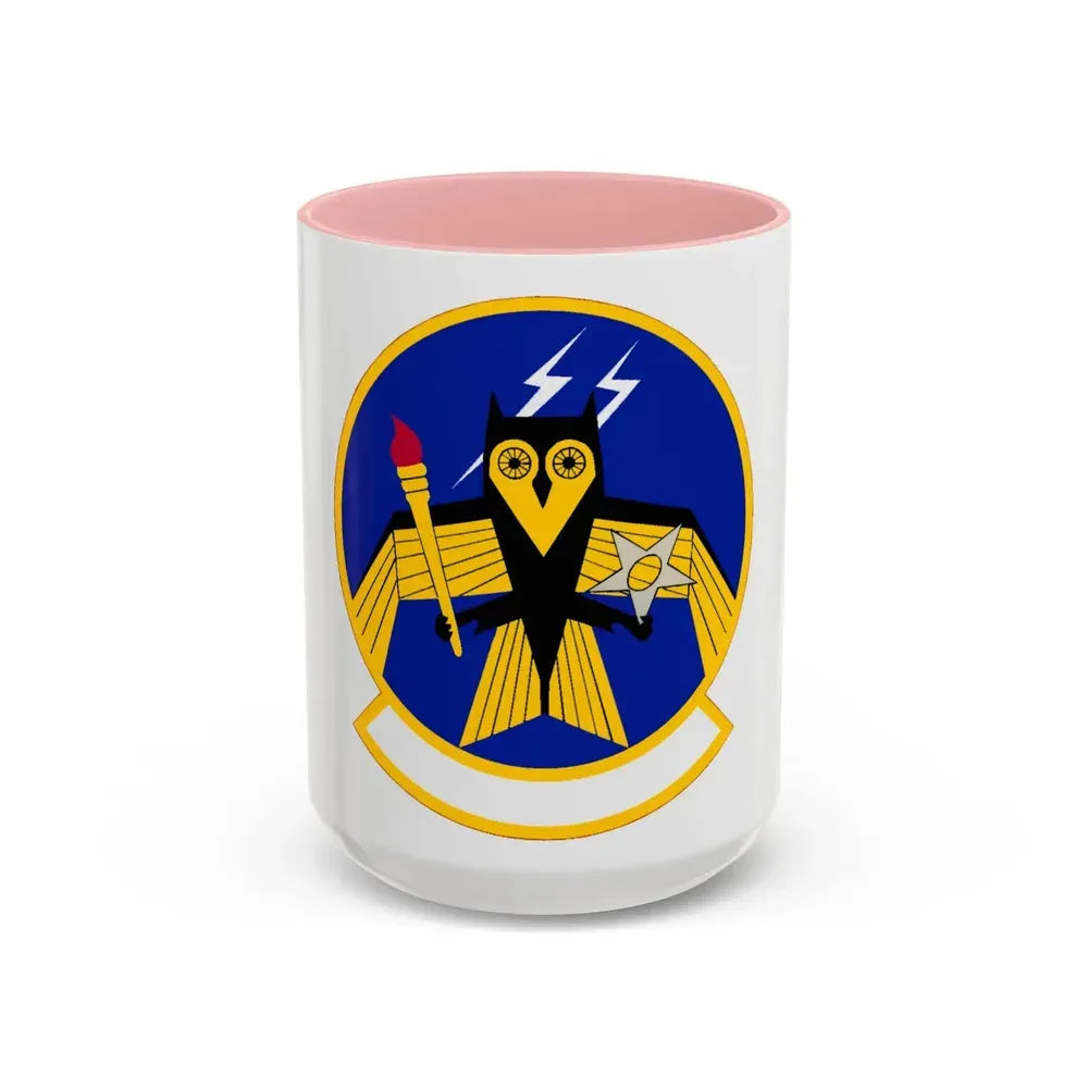 12 Operations Support Squadron AETC (U.S. Air Force) Accent Coffee Mug 15oz Pink - Go Mug Yourself