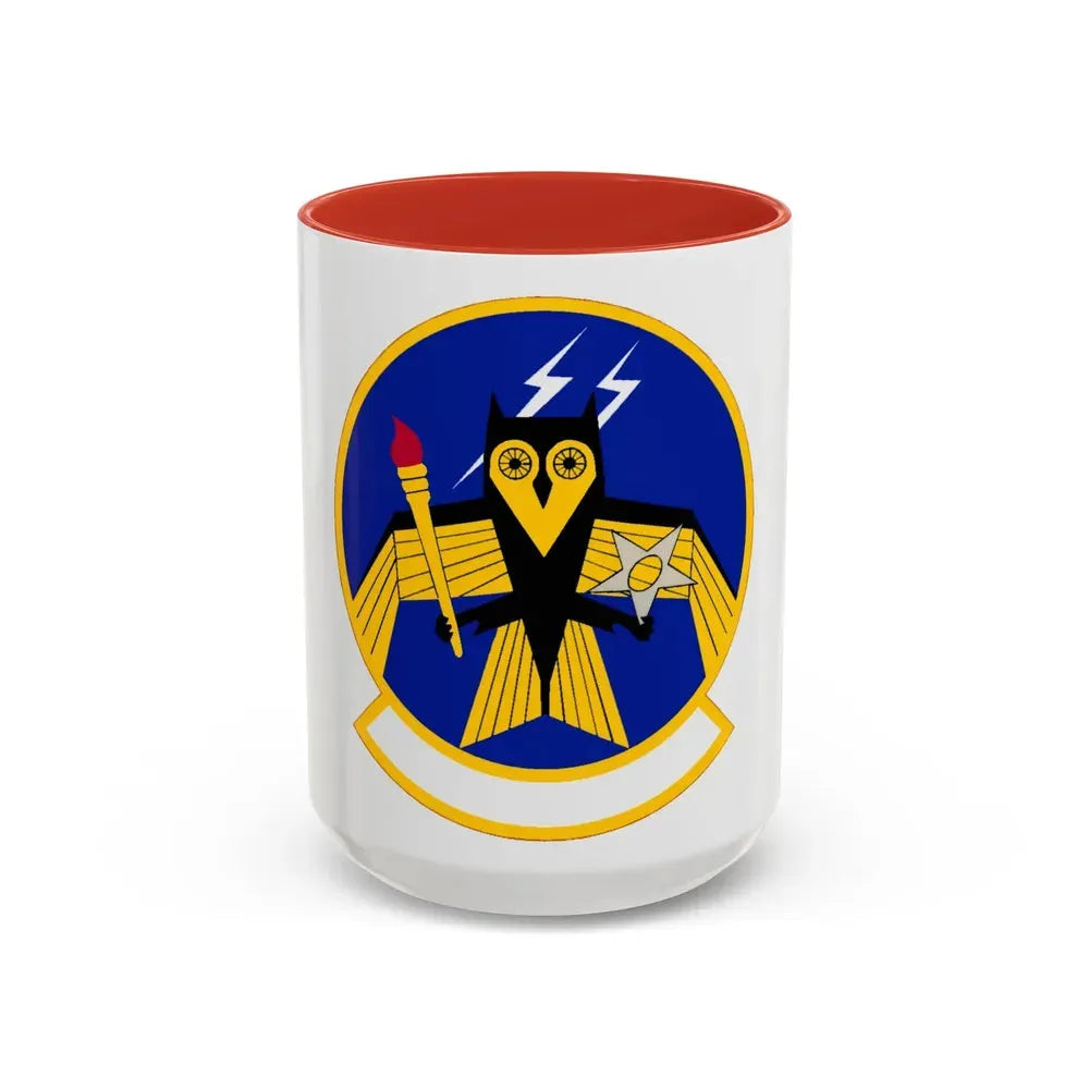 12 Operations Support Squadron AETC (U.S. Air Force) Accent Coffee Mug 15oz Red - Go Mug Yourself