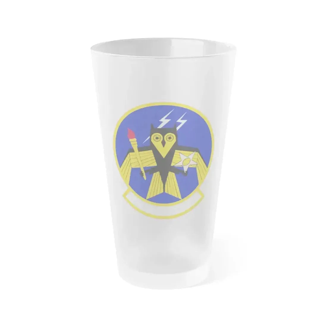 12 Operations Support Squadron AETC (U.S. Air Force) Frosted Pint Glass 16oz 16oz Frosted - Go Mug Yourself