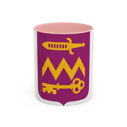 12 Ordnance Battalion 2 (U.S. Army) Accent Coffee Mug 11oz Pink - Go Mug Yourself