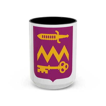 12 Ordnance Battalion 2 (U.S. Army) Accent Coffee Mug 15oz Black - Go Mug Yourself