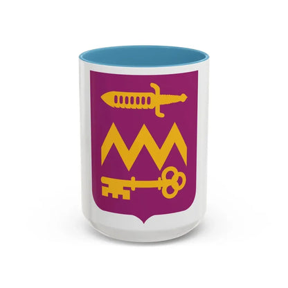 12 Ordnance Battalion 2 (U.S. Army) Accent Coffee Mug 15oz Light Blue - Go Mug Yourself