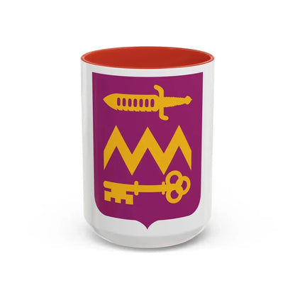 12 Ordnance Battalion 2 (U.S. Army) Accent Coffee Mug 15oz Red - Go Mug Yourself
