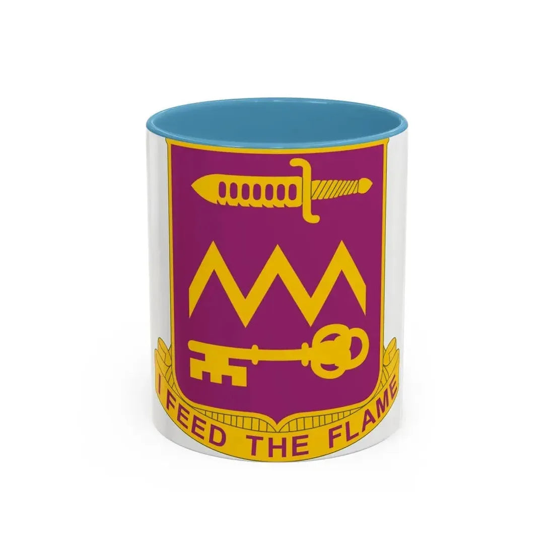 12 Ordnance Battalion (U.S. Army) Accent Coffee Mug 11oz Light Blue - Go Mug Yourself