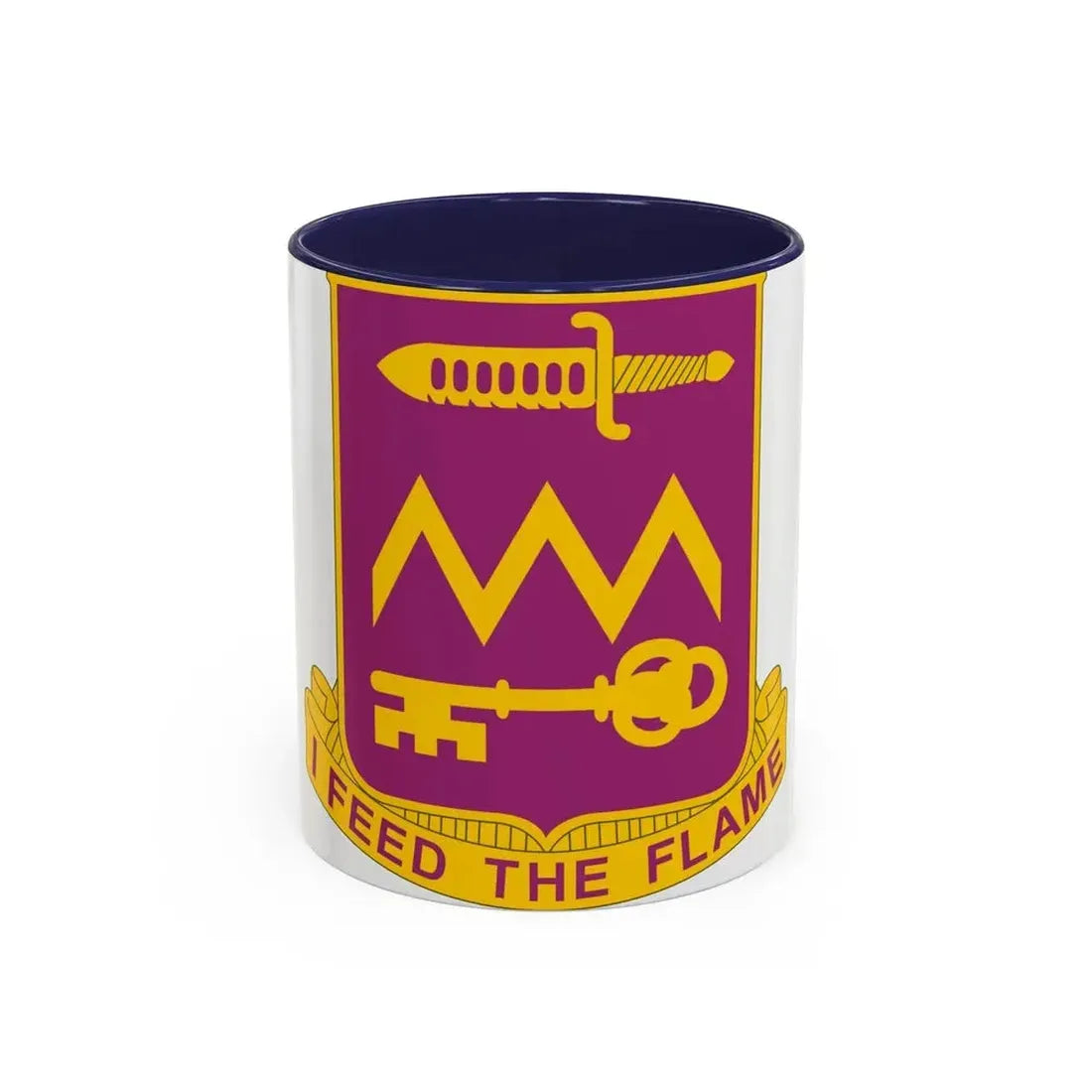 12 Ordnance Battalion (U.S. Army) Accent Coffee Mug 11oz Navy - Go Mug Yourself