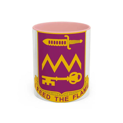 12 Ordnance Battalion (U.S. Army) Accent Coffee Mug 11oz Pink - Go Mug Yourself