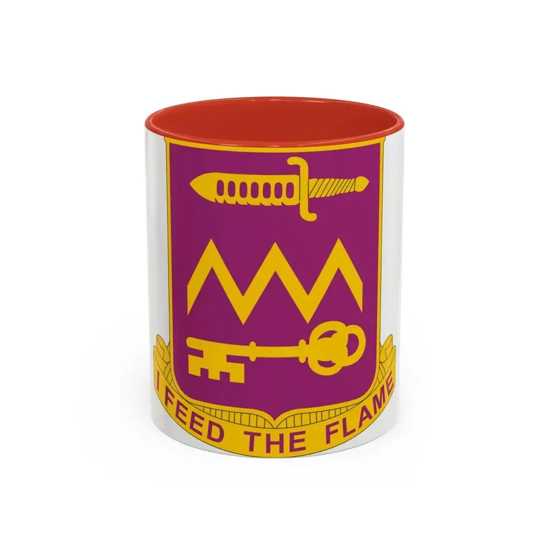 12 Ordnance Battalion (U.S. Army) Accent Coffee Mug 11oz Red - Go Mug Yourself