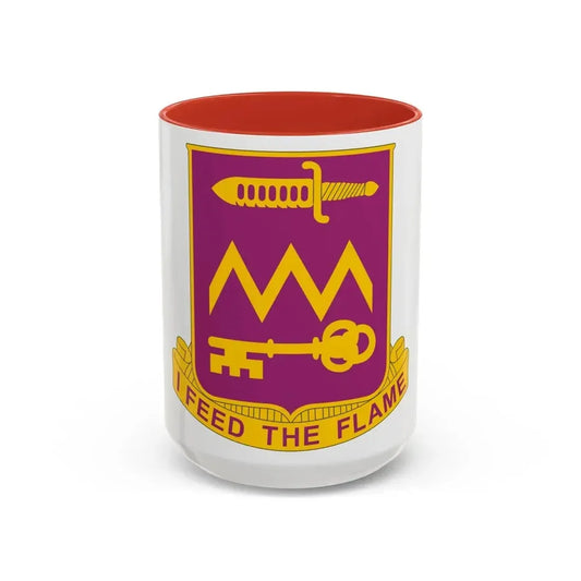 12 Ordnance Battalion (U.S. Army) Accent Coffee Mug 15oz Black - Go Mug Yourself