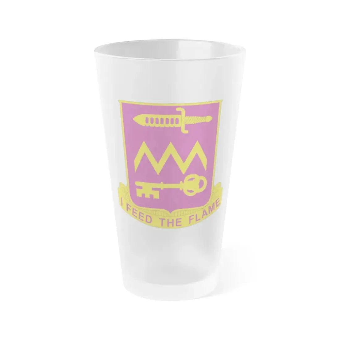 12 Ordnance Battalion (U.S. Army) Frosted Pint Glass 16oz Default Title - Go Mug Yourself