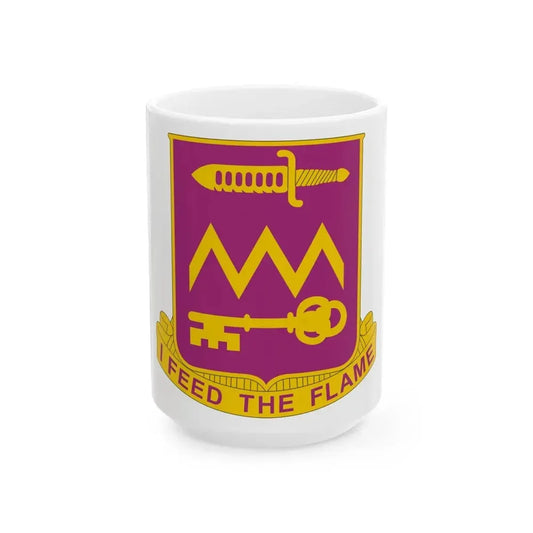 12 Ordnance Battalion (U.S. Army) White Coffee Mug 15oz - Go Mug Yourself