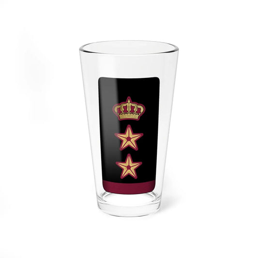 12. QENF COL (Qatar) (Military Rank) Pint Glass 16oz 16oz - Go Mug Yourself