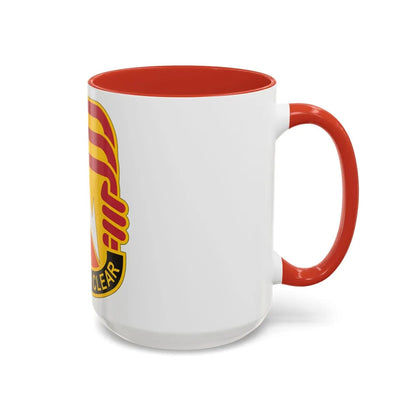 12 Signal Group (U.S. Army) Accent Coffee Mug-Go Mug Yourself