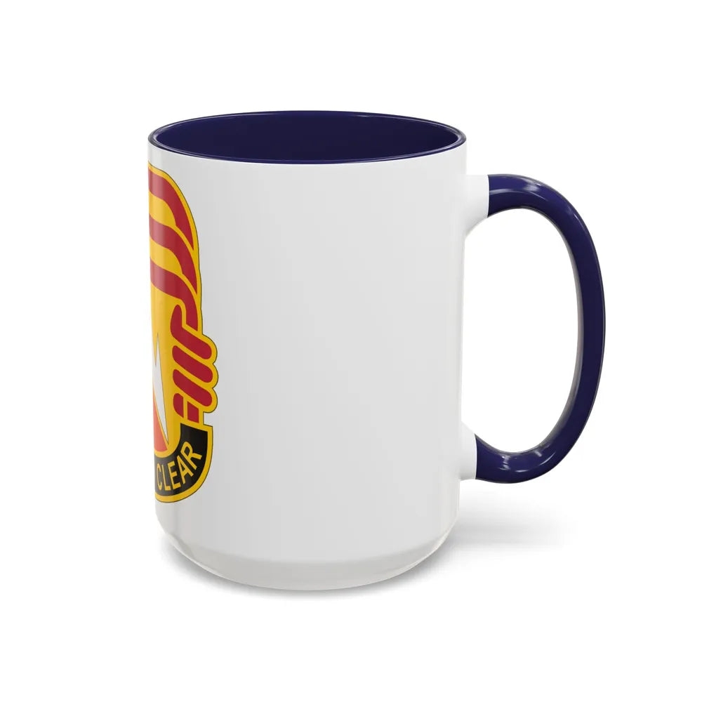 12 Signal Group (U.S. Army) Accent Coffee Mug-Go Mug Yourself