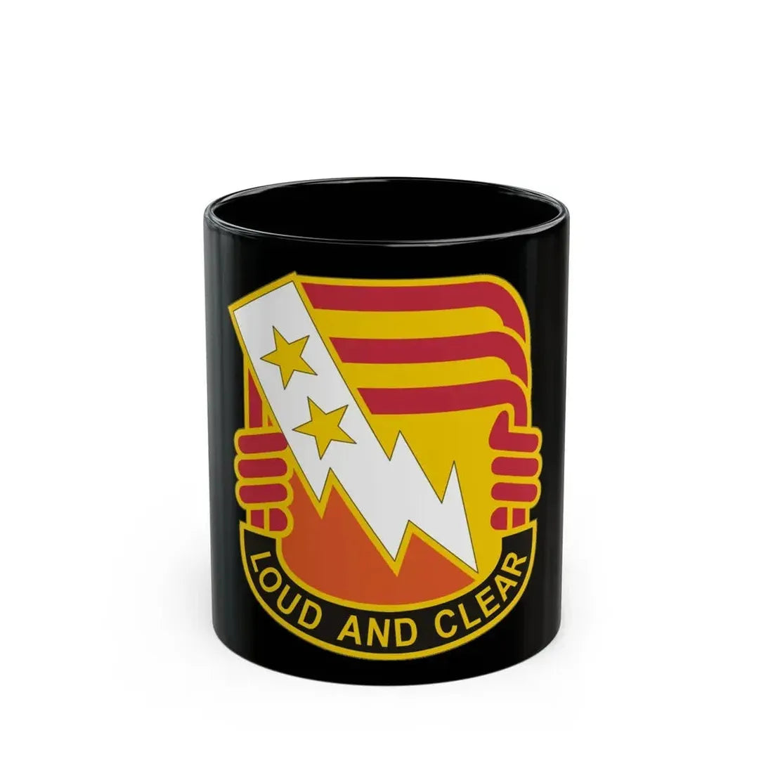 12 Signal Group (U.S. Army) Black Coffee Mug 11oz - Go Mug Yourself