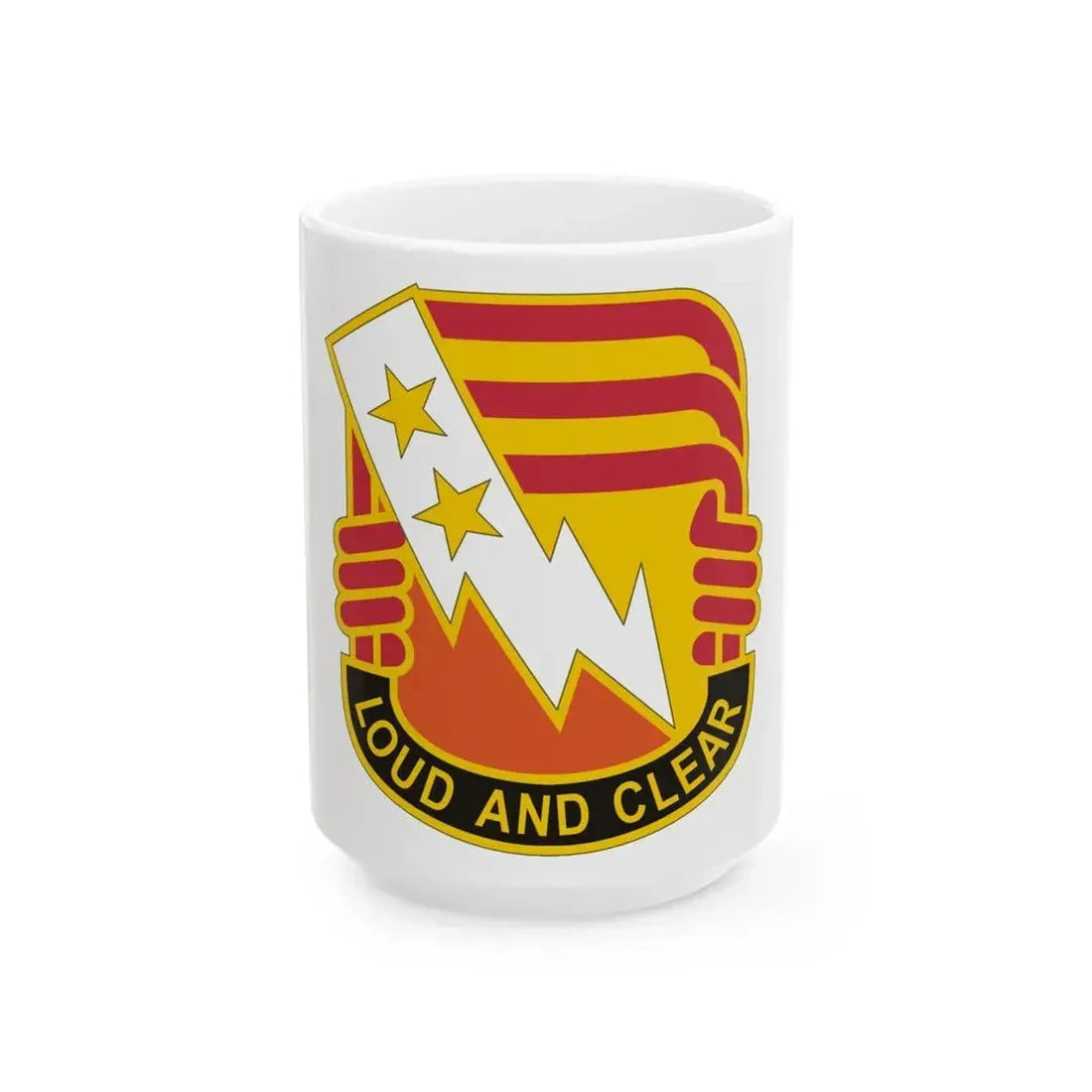 12 Signal Group (U.S. Army) White Coffee Mug 15oz - Go Mug Yourself