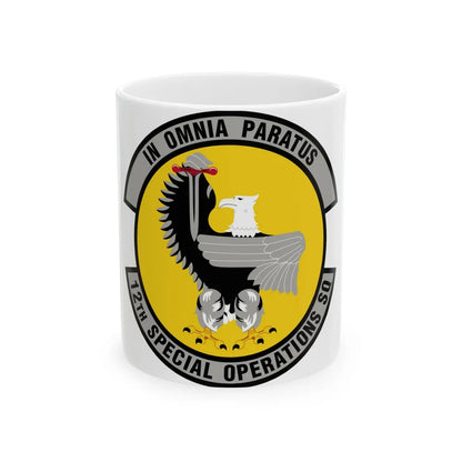 12 Special Operations Squadron AFSOC (U.S. Air Force) White Coffee Mug-11oz-Go Mug Yourself