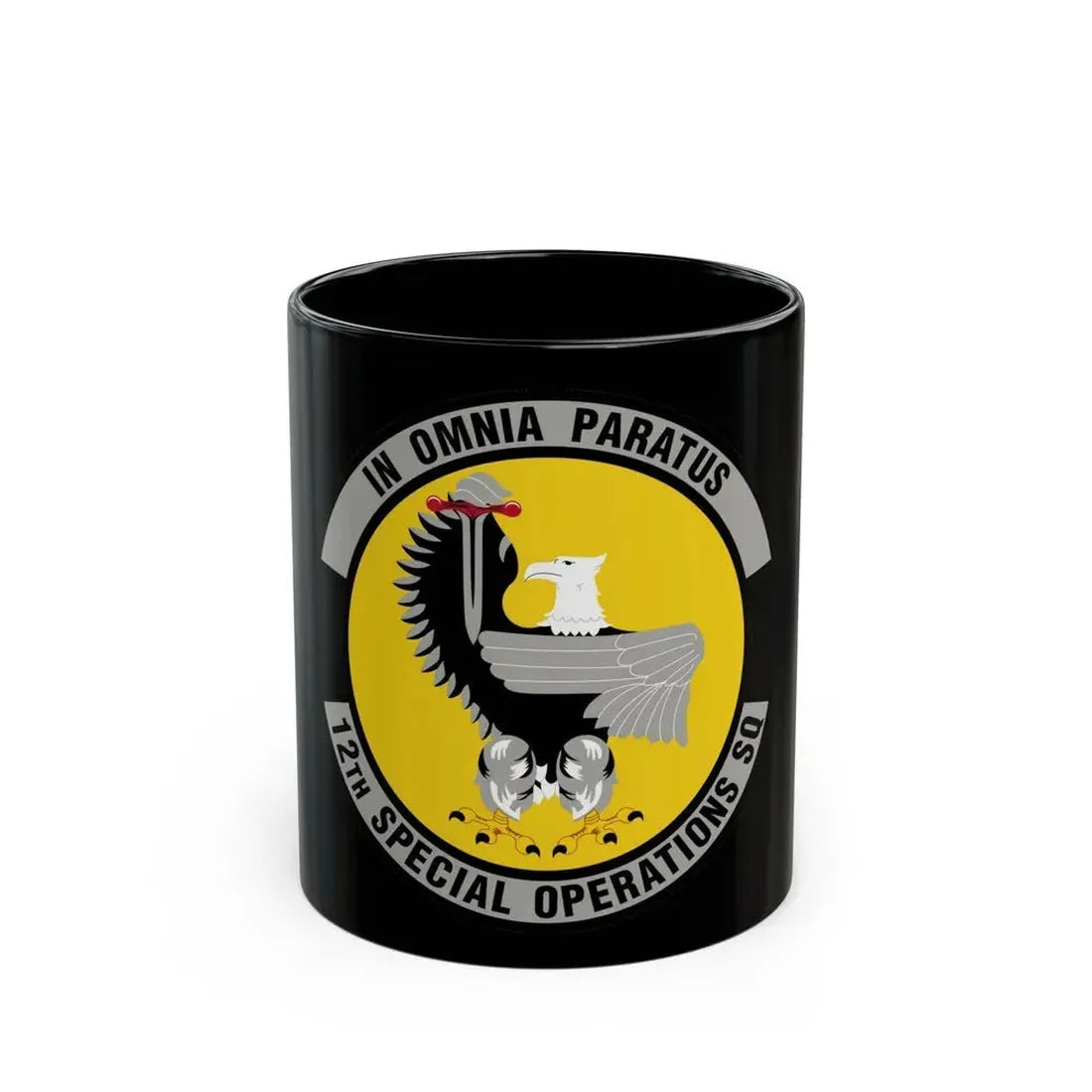 12 Special Operations Squadron AFSOC (U.S. Air Force) Black Coffee Mug 11oz - Go Mug Yourself