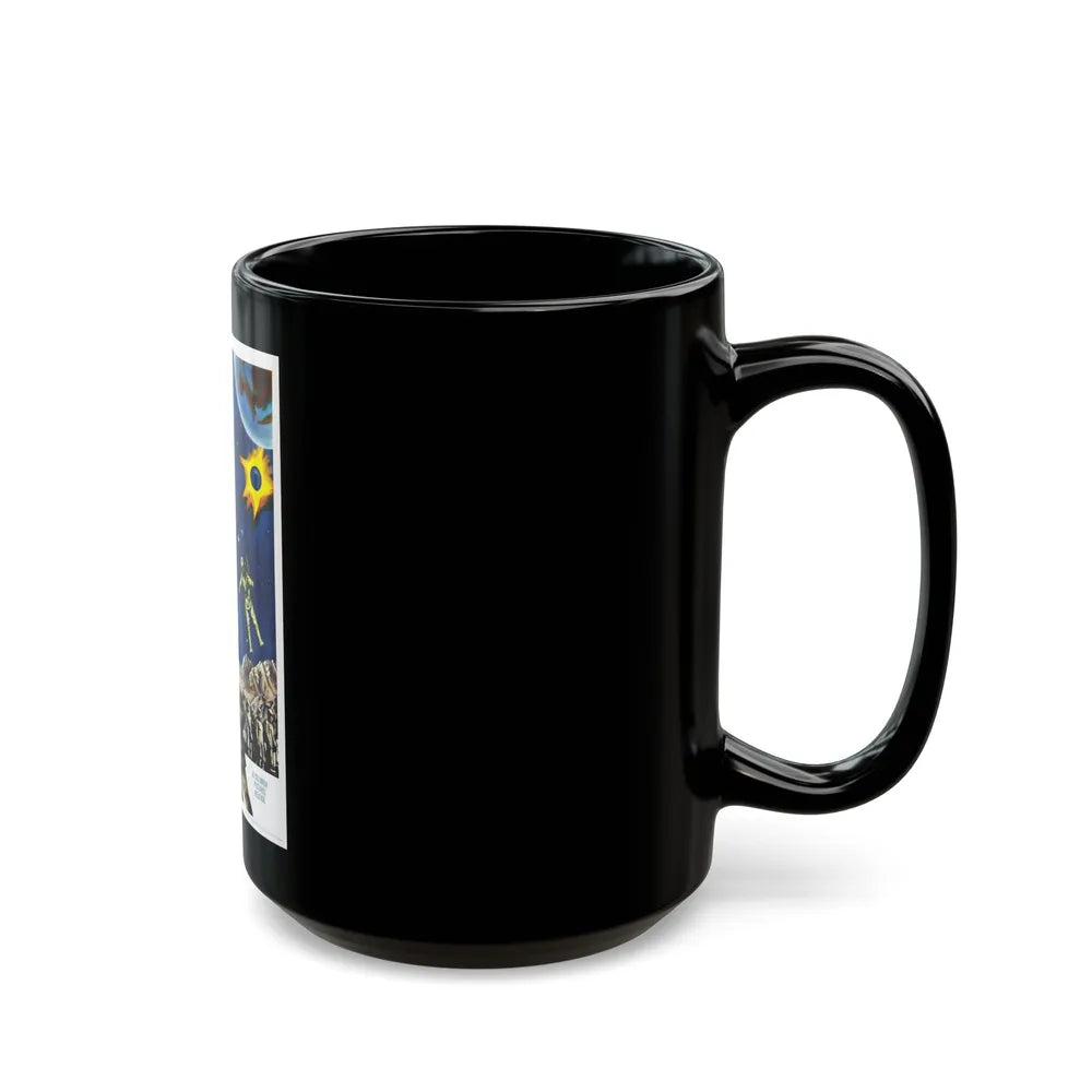 12 TO THE MOON 1960 Movie Poster - Black Coffee Mug-Go Mug Yourself