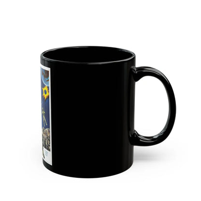 12 TO THE MOON 1960 Movie Poster - Black Coffee Mug-Go Mug Yourself