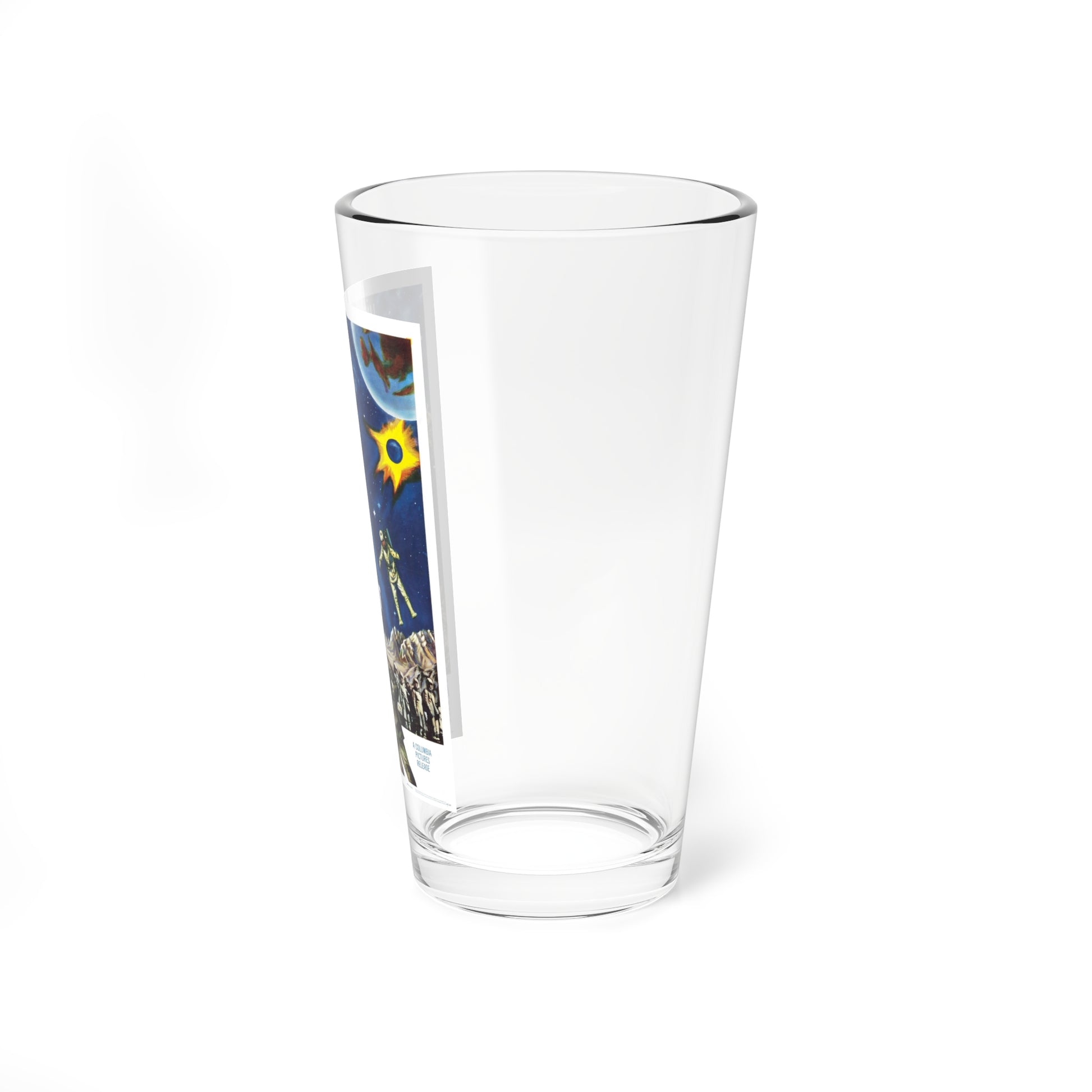 12 TO THE MOON 1960 Movie Poster - Pint Glass 16oz-Go Mug Yourself