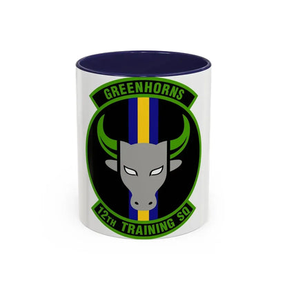 12 Training Sq AETC (U.S. Air Force) Accent Coffee Mug 11oz Navy - Go Mug Yourself