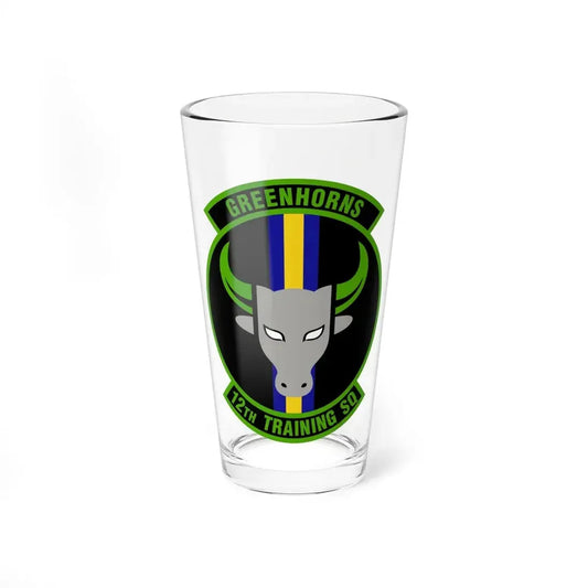 12 Training Sq AETC (U.S. Air Force) Pint Glass 16oz 16oz - Go Mug Yourself