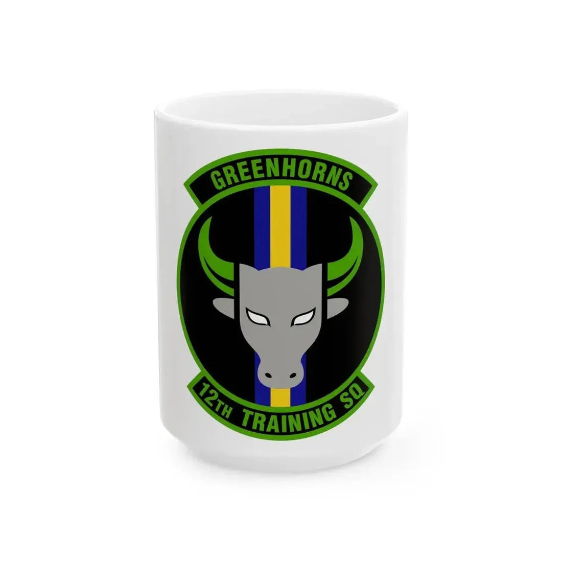 12 Training Sq AETC (U.S. Air Force) White Coffee Mug - Go Mug Yourself